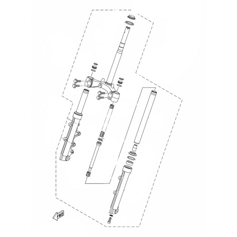 Set Front Forks Yamaha NMAX 2020 2021 2022 B6H F3100 00 set-front-forks-yamaha-nmax-2020-2021-2022-b6h-f3100-00