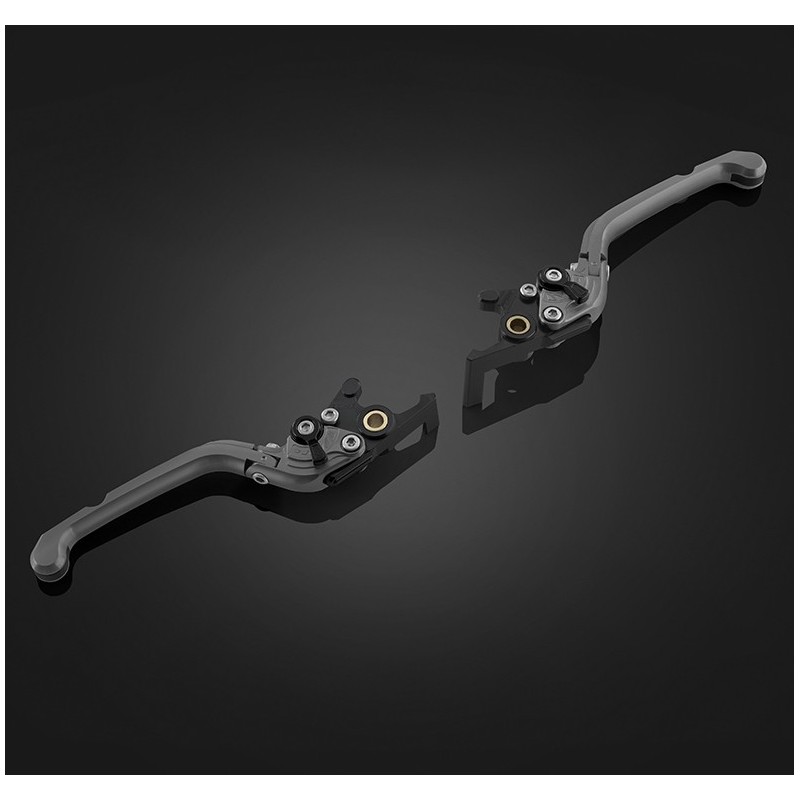 Paire leviers de frein XLC BL-V04 Alu noir/argent, pour V-Brake