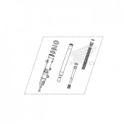 Front Fork Left Honda Forza...
