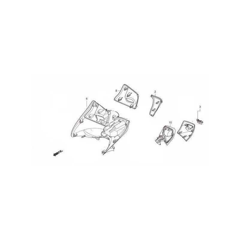 Boîte à Gants D'occasion Pour Honda Civic 5 (Type EJ) - Modèle 1.3i 16V 3 Portes, Garantie 12 Mois, Référence Opisto